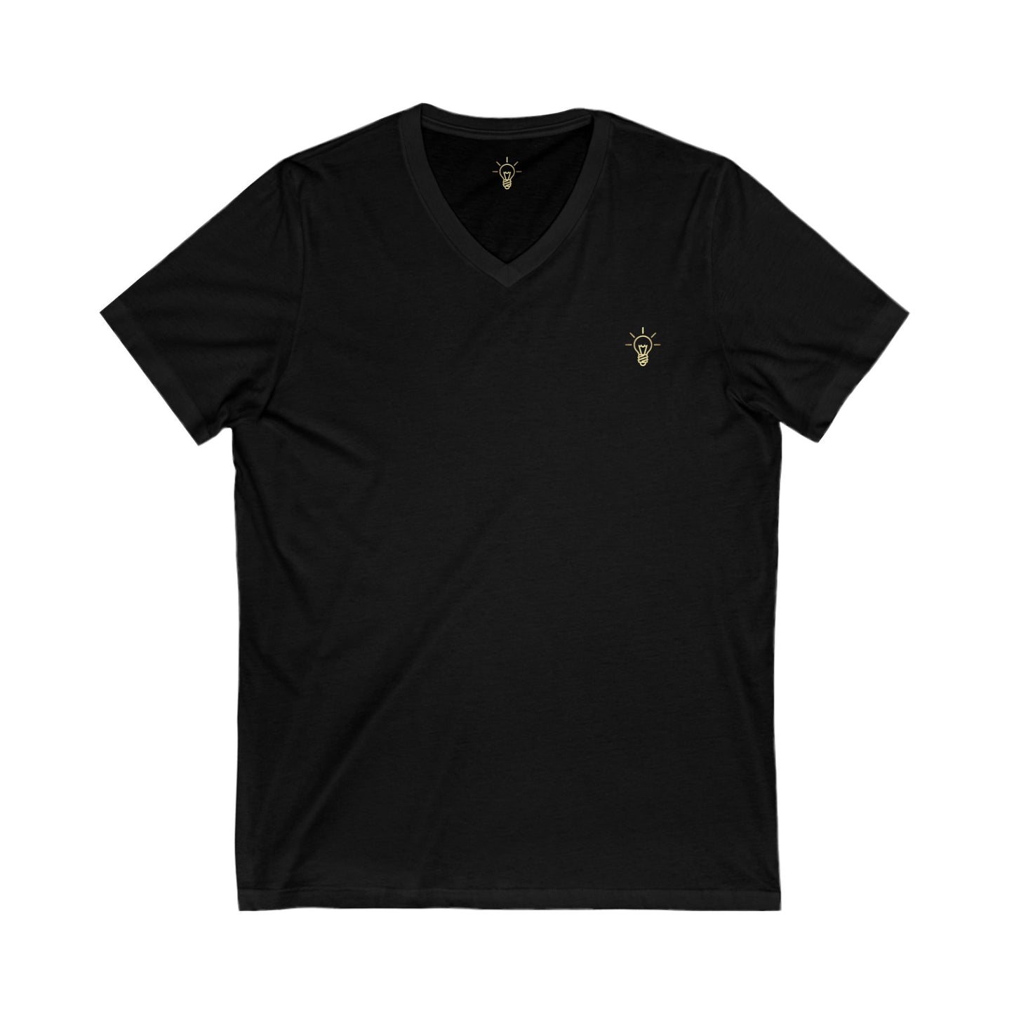 Luxe Logo Short Sleeve V-Neck Tee