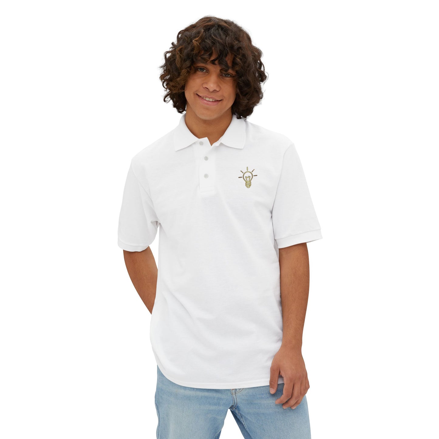 Men's Luxe Piqué Polo.