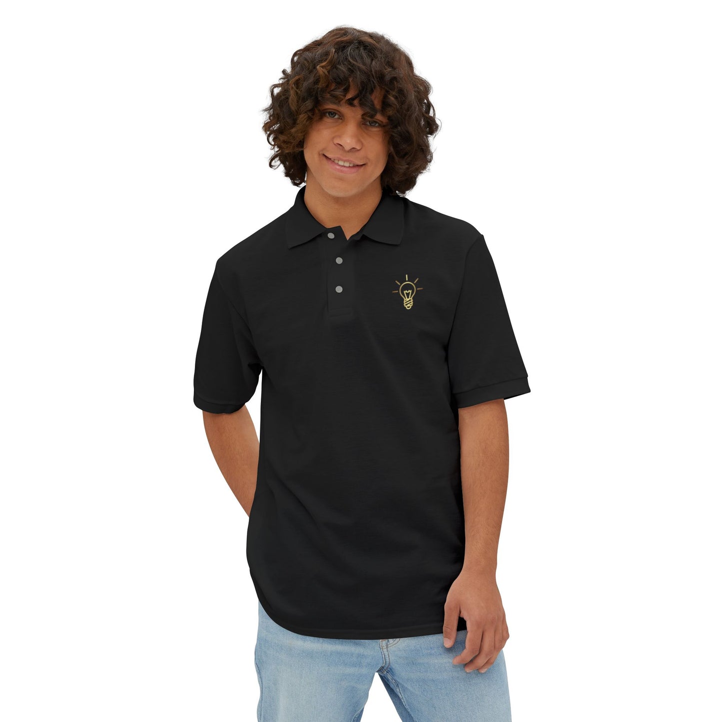 Men's Luxe Piqué Polo.